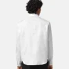 Chemise en popeline de coton jacquard Chemise en popeline de coton jacquard