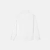 Chemise en popeline de coton jacquard pour enfant Chemise en popeline de coton jacquard pour enfant