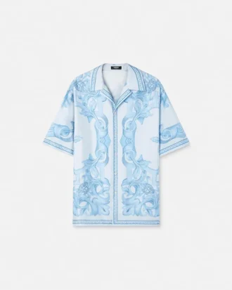 Chemise en soie Architectural Baroque
