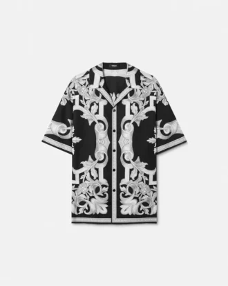 Chemise en soie Architectural Baroque