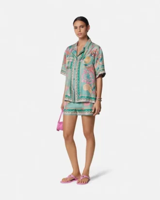 Chemise en soie Barocco Silk