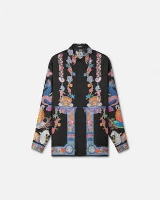 Chemise en soie Coral Theatre