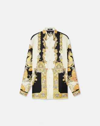 Chemise en soie Coral Theatre
