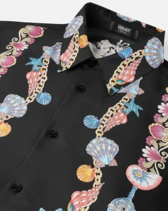 Chemise en soie Coral Theatre