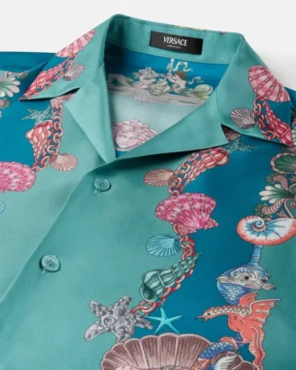 Chemise en soie Coral Theatre
