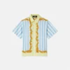 Chemise en soie à fines rayures Barocco pour enfants