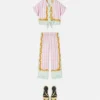 Chemise en soie à fines rayures Barocco pour enfants
