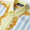 Chemise en soie à fines rayures Barocco pour enfants