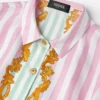 Chemise en soie à fines rayures Barocco pour enfants