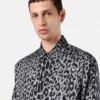 Chemise en soie léopard Chemise en soie léopard