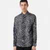 Chemise en soie léopard Chemise en soie léopard