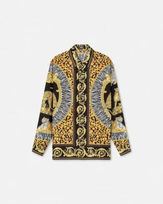 Chemise en soie Wild Cats