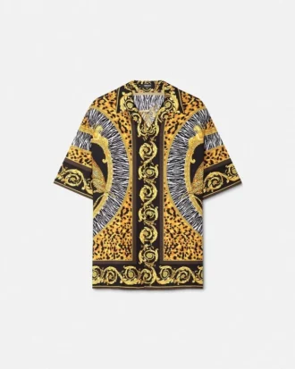 Chemise en soie Wild Cats