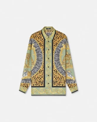 Chemise en soie Wild Cats