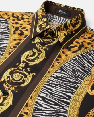 Chemise en soie Wild Cats