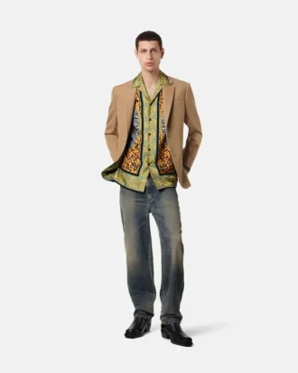Chemise en soie Wild Cats