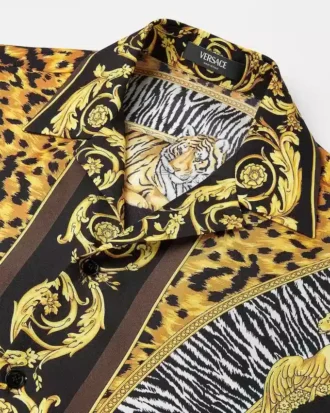 Chemise en soie Wild Cats