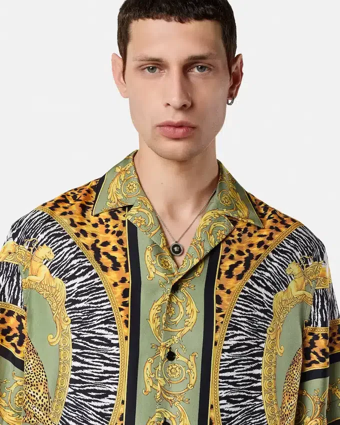 Chemise en soie Wild Cats Chemise en soie Wild Cats