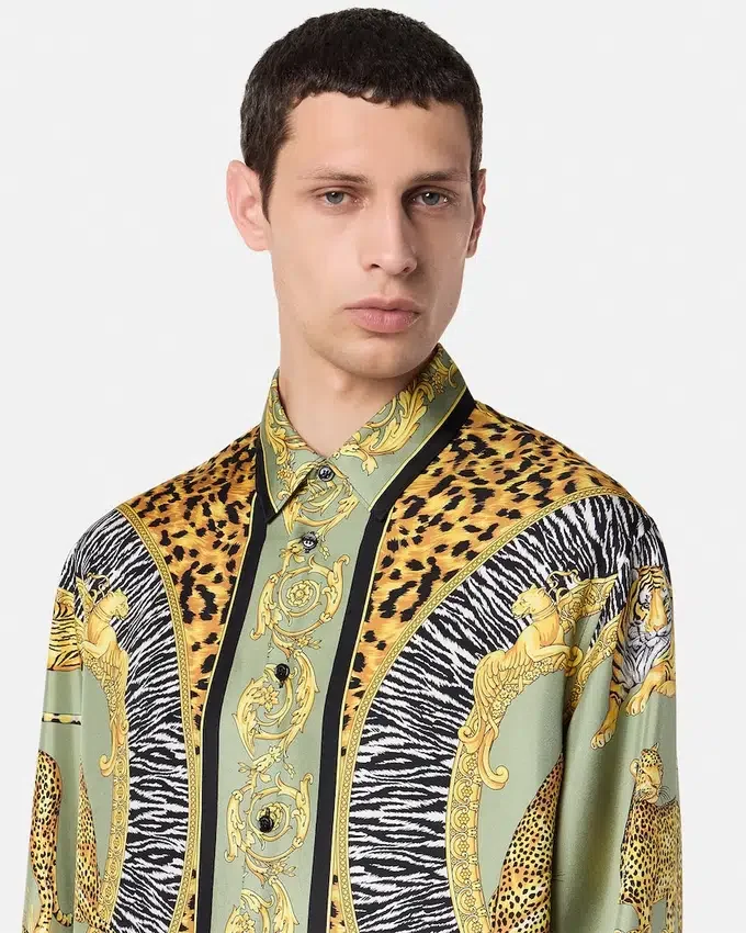 Chemise en soie Wild Cats Chemise en soie Wild Cats