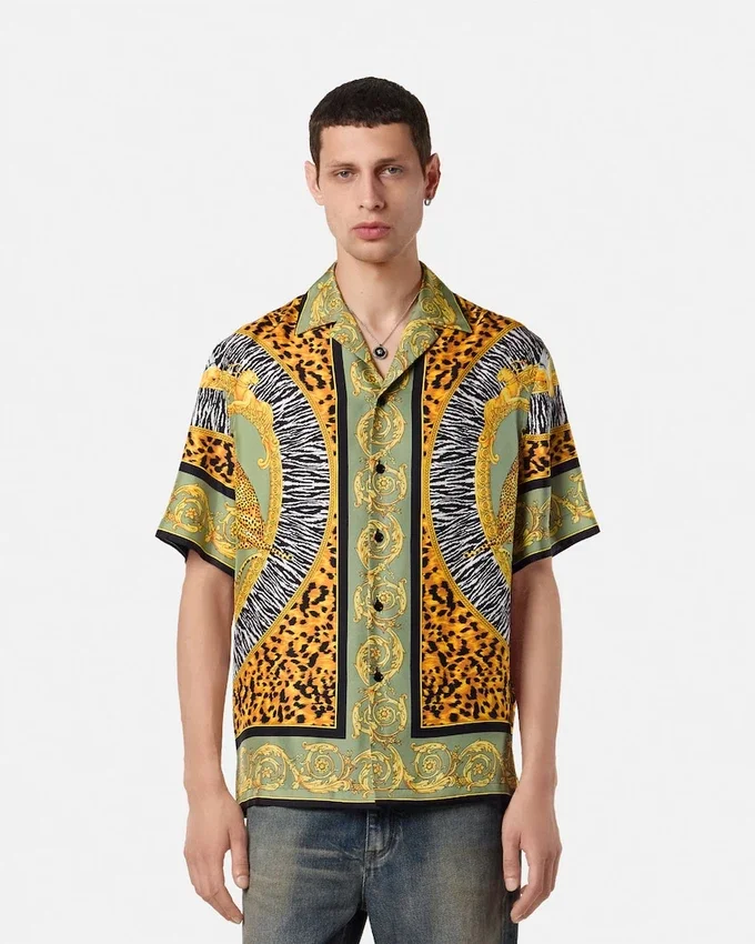 Chemise en soie Wild Cats Chemise en soie Wild Cats