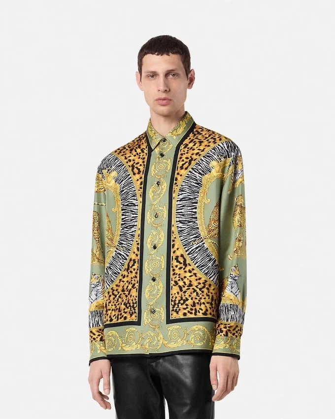 Chemise en soie Wild Cats Chemise en soie Wild Cats