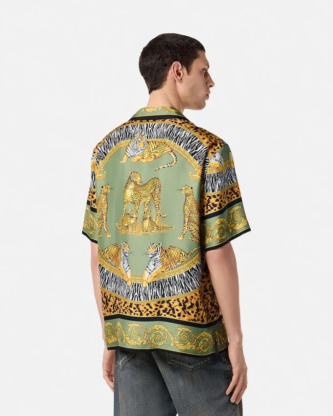 Chemise en soie Wild Cats Chemise en soie Wild Cats