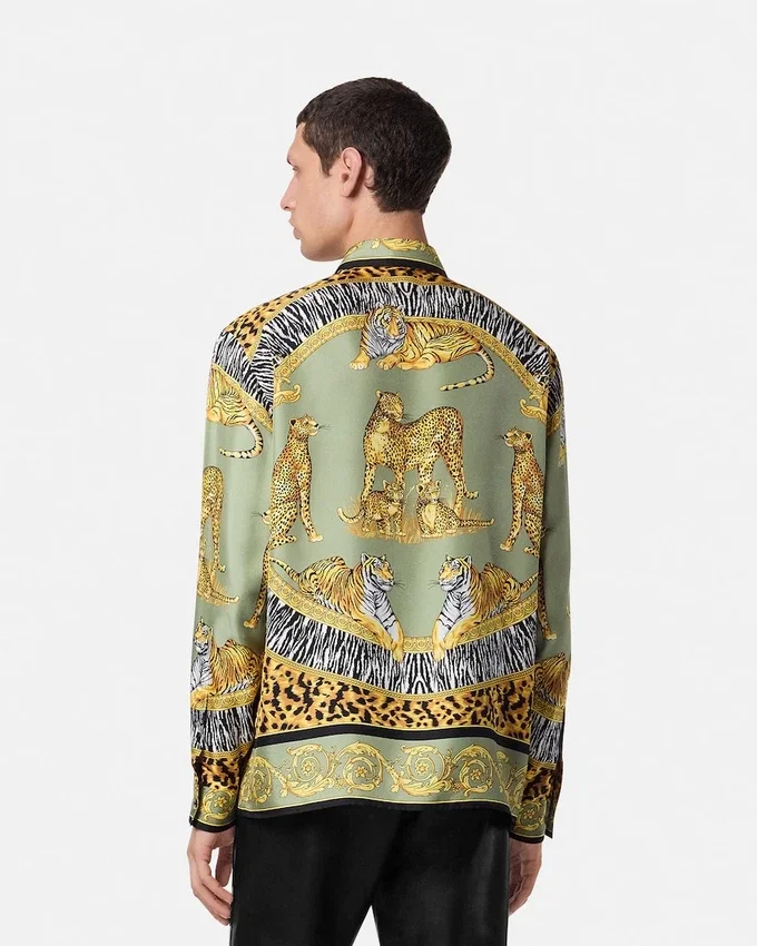 Chemise en soie Wild Cats Chemise en soie Wild Cats