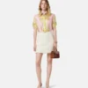 Chemise en twill de soie imprimé Chemise en twill de soie imprimé
