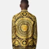 Chemise en twill de soie imprimée