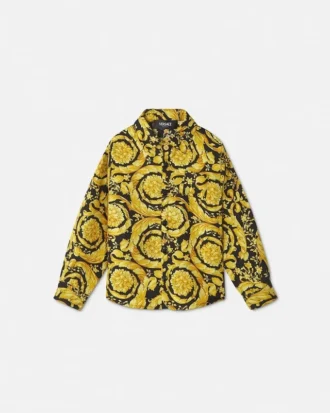 Chemise en twill de soie imprimée pour enfant