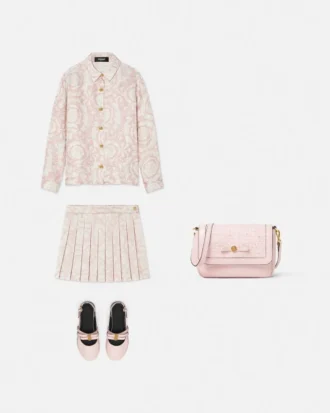 Chemise en twill de soie imprimée pour enfant