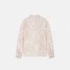 Chemise en twill de soie imprimée pour enfant