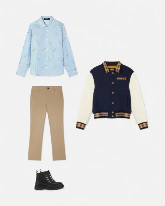 Chemise à fines rayures pour enfants