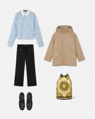 Chemise à fines rayures pour enfants