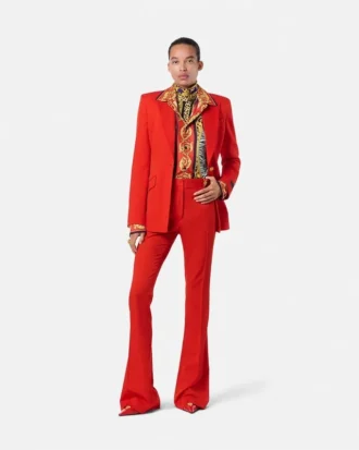 Chemise Lavallière en Barocco Silk Cheetah