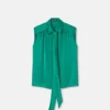 Chemise Lavallière en satin Chemise Lavallière en satin