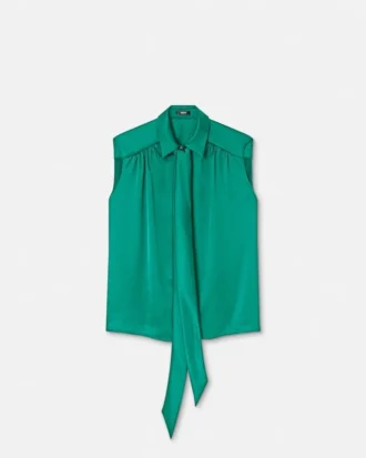 Chemise Lavallière en satin