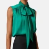 Chemise Lavallière en satin Chemise Lavallière en satin