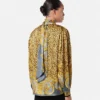 Chemise Lavallière en soie foulard léopard Chemise Lavallière en soie foulard léopard