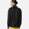 Chemise Lavallière en soie jacquard à motif V intégral Chemise Lavallière en soie jacquard à motif V intégral