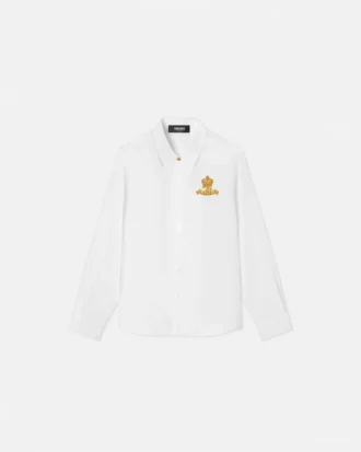 Chemise Oxford pour enfant avec logo Versace