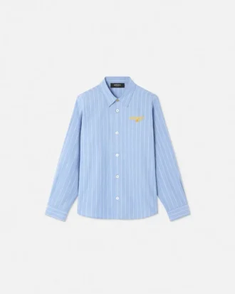 Chemise rayée pour enfant avec logo Safety Pin