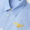 Chemise rayée pour enfant avec logo Safety Pin