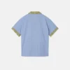 Chemise à rayures imprimées en popeline de coton pour enfants