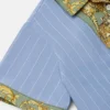 Chemise à rayures imprimées en popeline de coton pour enfants Chemise à rayures imprimées en popeline de coton pour enfants