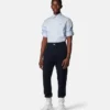 Chemise slim en popeline de coton rayée Chemise slim en popeline de coton rayée