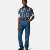 Chemise slim en twill de soie imprimé