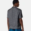 Chemise slim en twill de soie imprimé