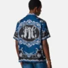 Chemise slim en twill de soie imprimé