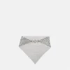 Collier bandana en maille métallique